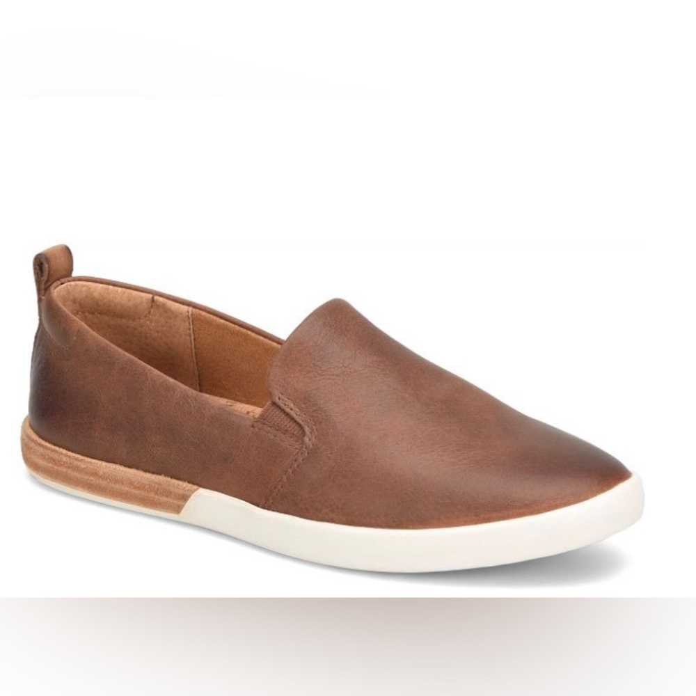 Kork-Ease Peyton Brown Sorrel Slip on: Size 7